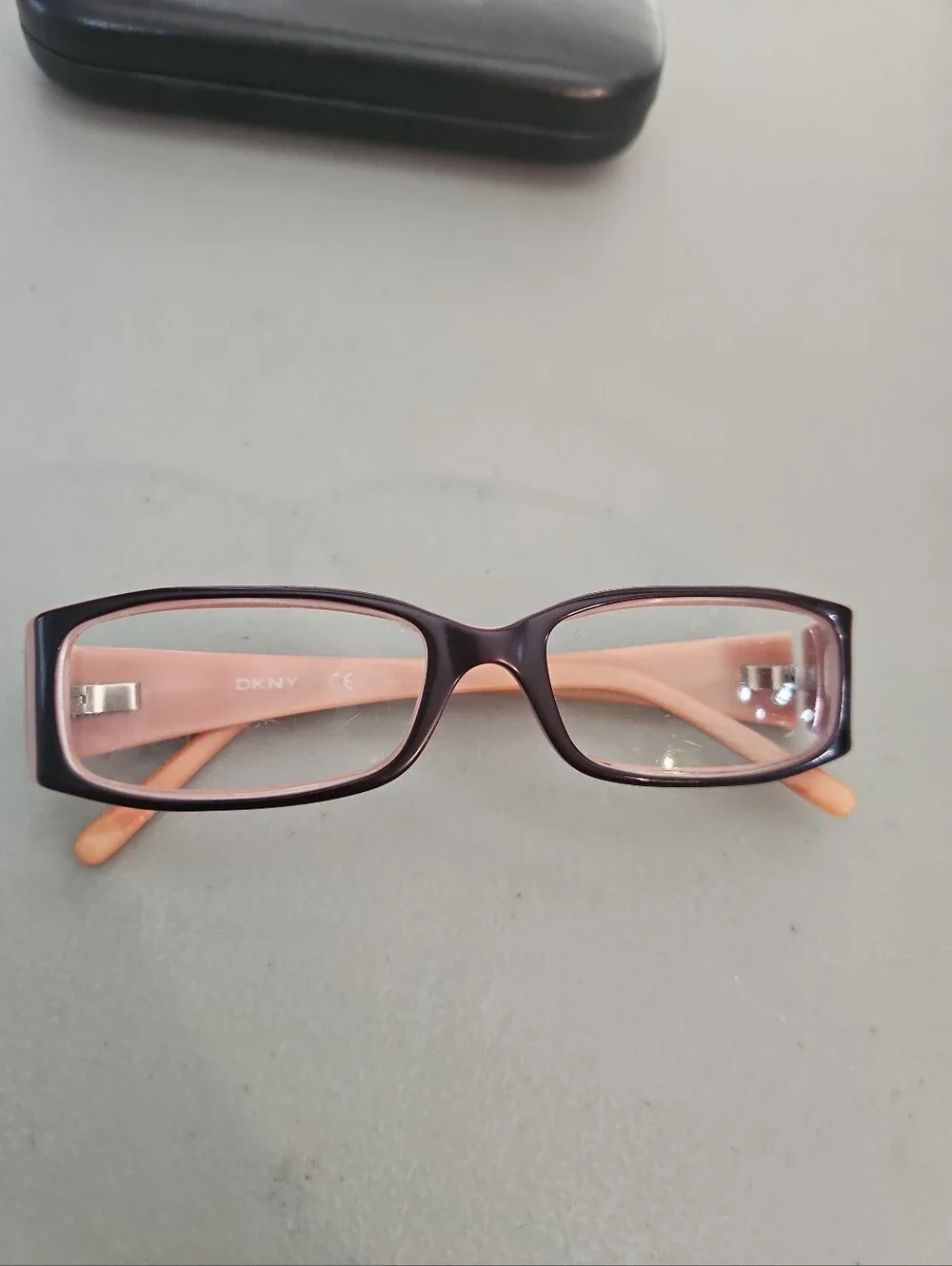 DKNY Women’s Eyeglasses DY 1599 3452 Plum Peach Full Rim Frame 51-16-130 W/Case